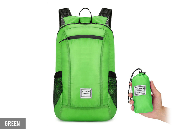 Outdoor Portable & Lightweight Backpack - Eight Colours Available