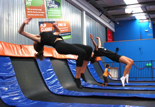 One Hour at Flippin' Fun for Two People - Weekday or Weekend Options Available