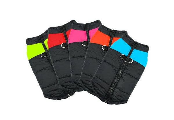 Water-Resistant Dog Jacket - Four Colours & Seven Sizes Available