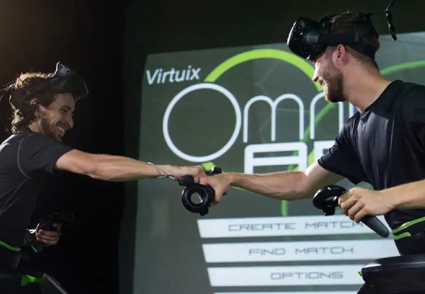 Omni VR Multiplayer at Thrillzone Takapuna $59 per person