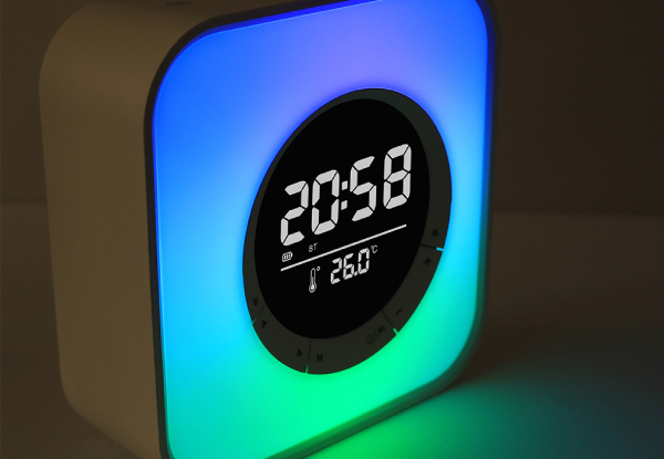 Wireless Mini Speaker Clock with LED Display