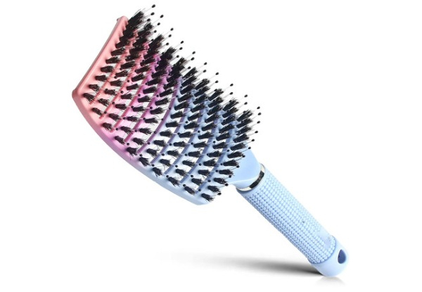 Boar Bristle Curved Hair Brush - Two Styles Available