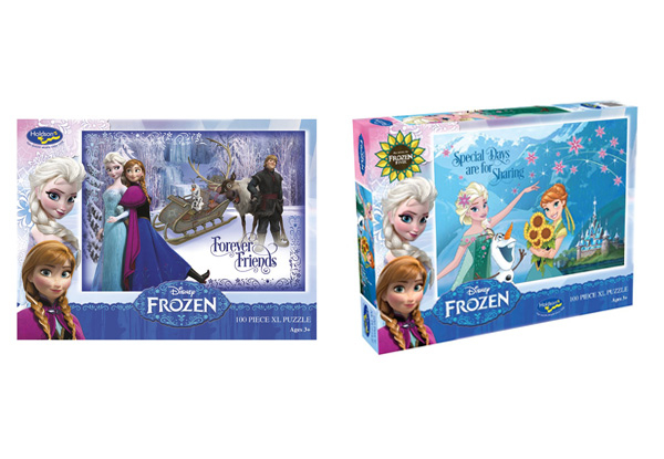 Disney Frozen Puzzle Range - Two Styles Available & Option for Both