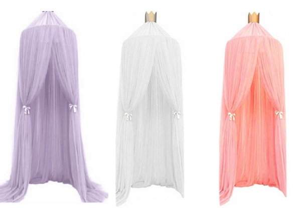 Kids Bed Canopy Mosquito Net - Three Colours Available