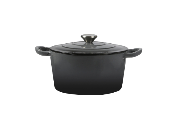 Toque 4L Enamelled Dutch Oven Cast Iron Pot with Lid - Three Colours Available