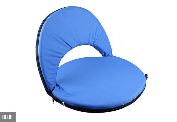 $19.99 for Padded Folding Beach Chair - Available in Blue or Black