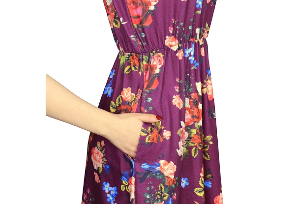 Flower Print Dress - Three Colours Available