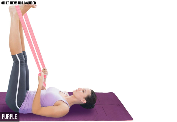 Pilates/Yoga Mat with Alignment Marks - Four Colours Available