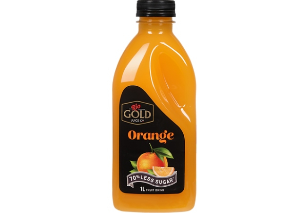 Ten-Pack of 1L Rio Gold Juice Co Bottles - Two Flavours Available & Option for Mixed Case