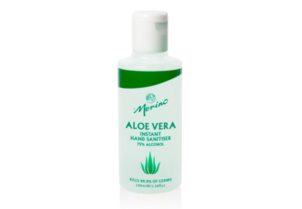 Three-Pack of 100ml Merino Aloe Vera Hand Sanitiser - Options for 6, 8, or 12 Bottles
