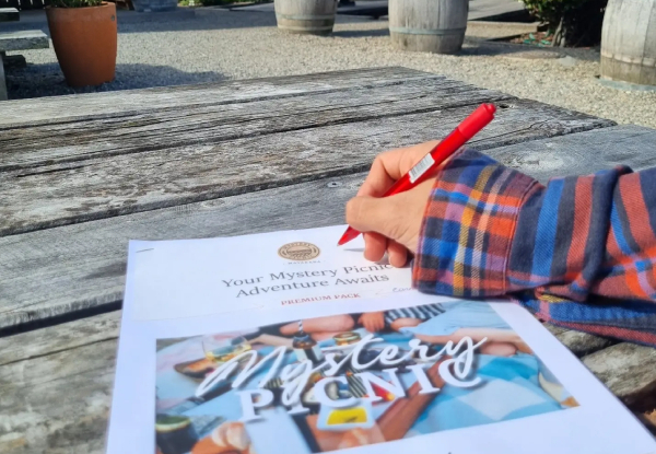 Summer Mystery Picnic Scavenger Hunt Experience for One in Matakana incl. Gourmet Local Artisan Picnic to Share, Local Matakana Roasters Coffee on Arrival, Daily Organic Botanical Soda & Curated Activities - Option for Two People or Family