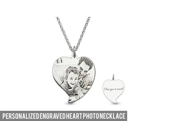 Personalised Photo Necklace, Bracelet or Ring - Nine Styles Available & Additional Delivery Charges Apply