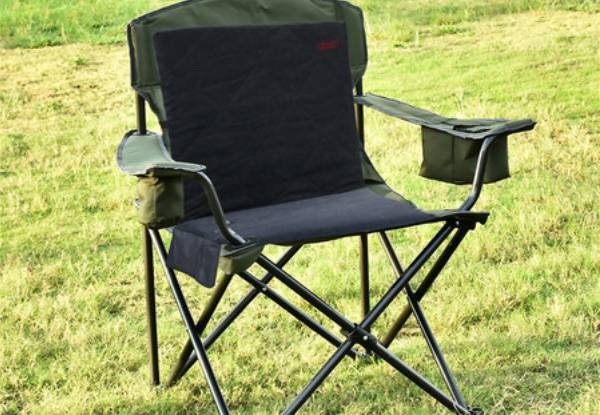 USB Heated Foldable Camping Chair Pad - Three Colours Available