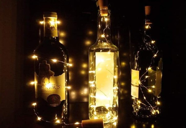2M LED Wine Bottle Cork String Lights