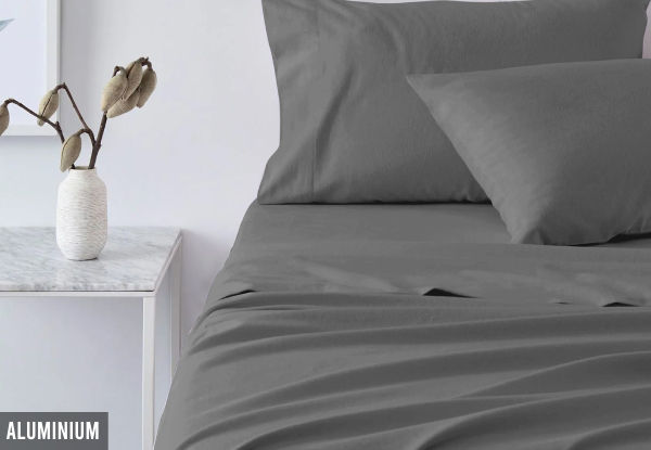 1200TC Cotton Rich Sheet Set - Available in Two Colours & Two Sizes