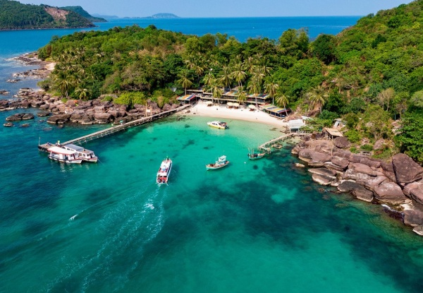 Per Person, Twin-Share 14-Day Vietnam North to South & Beach Getaway incl. Meals, Accommodation, Transportation, Halong Bay Cruise, Train Ticket, Domestic Flight, Sightseeing, Beach Resort & More