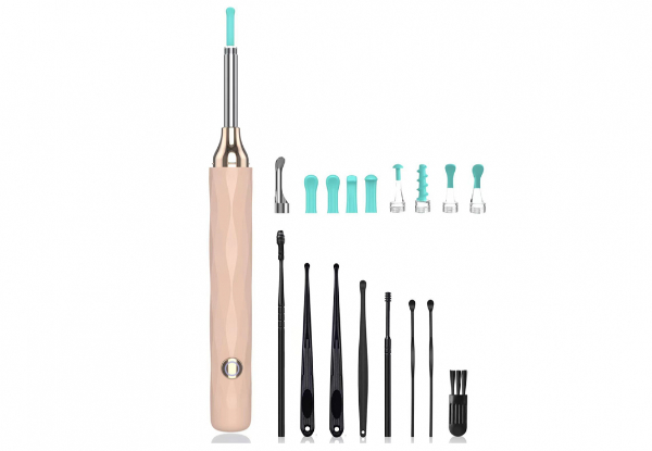 Visual WiFi Ear Wax Removal Tool with LED Light - Available in Three Colours & Option for Two-Pack