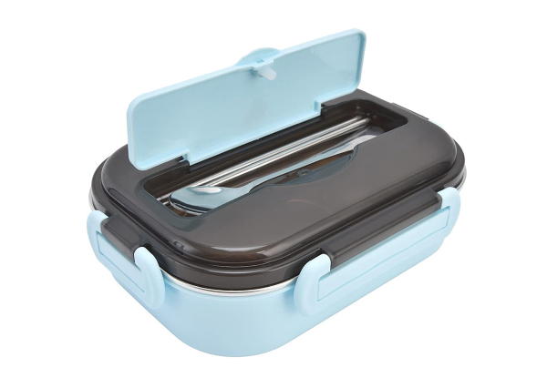 304 Stainless Steel Insulated Bento Lunch Box Leak-Resistant with Compartments - Available in Three Colors & Two Sizes