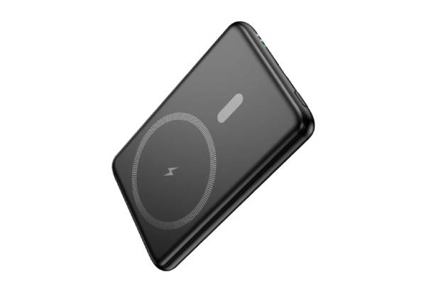 Titan MagCharge Fast 5000mAh Wireless Black Powerbank