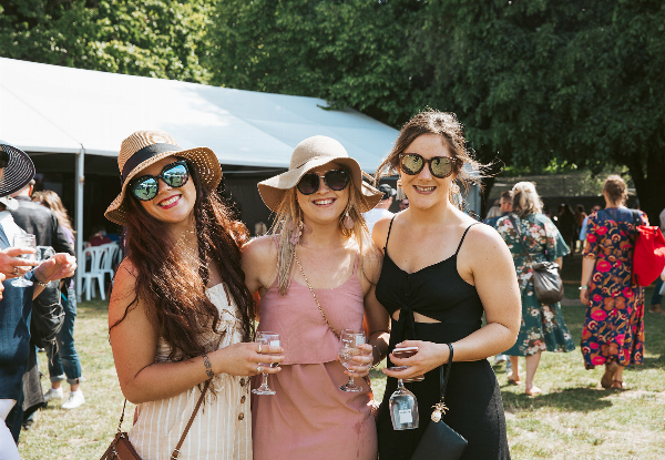 Limited First Release Ticket to the South Island Wine & Food Festival 2019 - Saturday 7th December incl. a Souvenir Tasting Glass, Three Wine Tasting Tickets, & Access to All Features & Entertainment