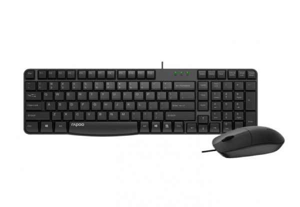 Rapoo X120 Pro Wired Keyboard Mouse Set