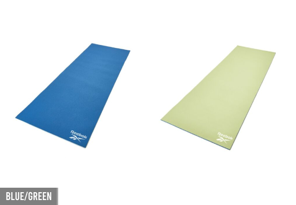 Reebok 6mm Double-Sided Yoga Mat - Two Colours Available