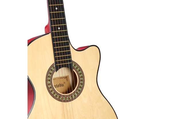 Melodic 38-inch Folk Dreadnought Acoustic Guitar