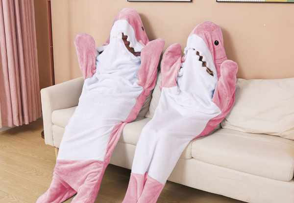 Shark Hoodie Blanket for Adults