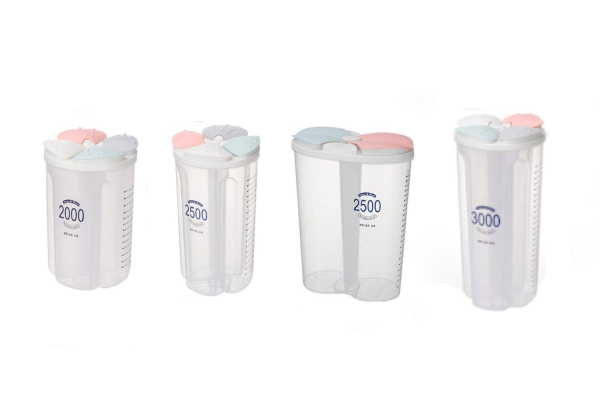 Plastic Compartment Food Container Range - Four Sizes Available