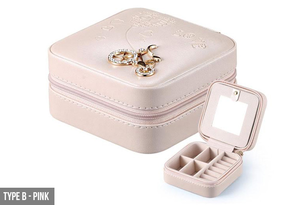 Jewellery Box - Two Styles & Four Colours Available