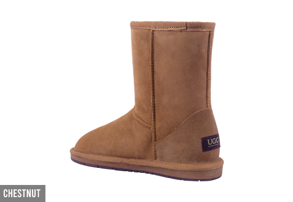 Auzland Unisex 'Alexi' Classic Australian Wool UGG Boots - Two Colours & 10 Sizes Available