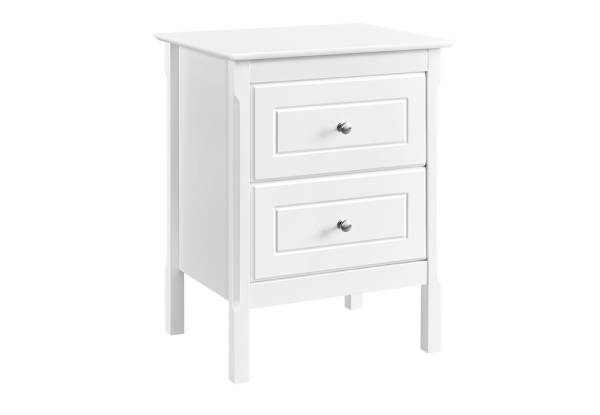 Two-Piece Bedside Table - Two Colours Available