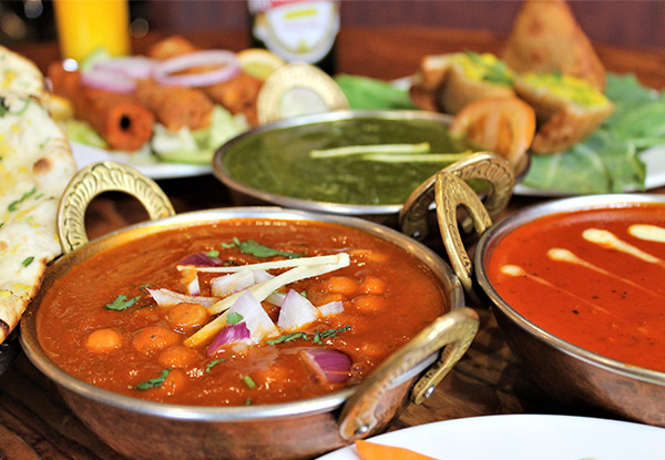 Indian Feast for Two People - Options for Four or Six People