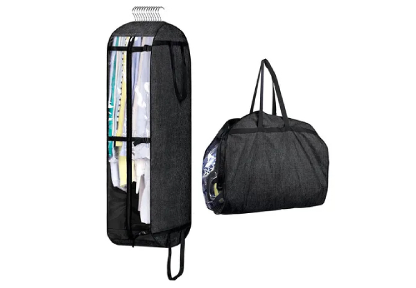 Foldable Travel Hanging Garment Bag - Two Colours Available