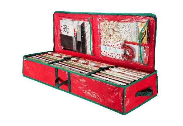 Paper Christmas Wrapping Storage Container - Available in Two Colours & Options for Two-Set