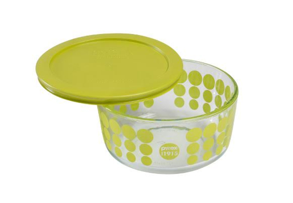 $39 for a Set of Four Limited Edition Pyrex Glass Containers with Lids, or $75 for Two Sets – Five Colours Available