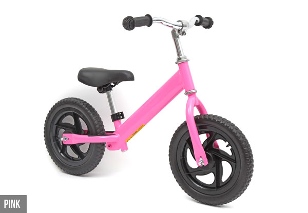 Kids Metal Balance Bike - Six Colours Available
