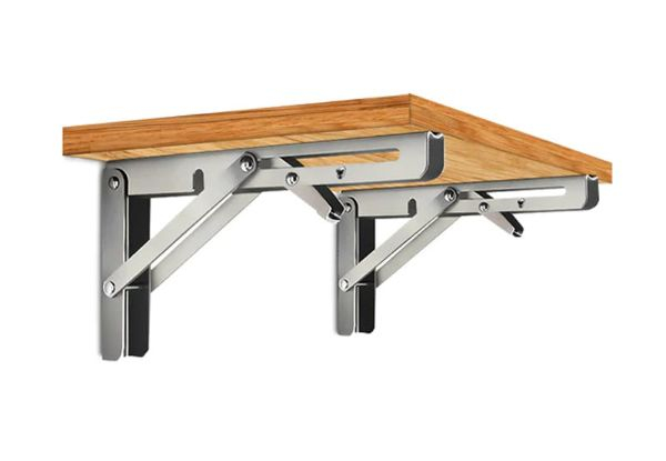 Stainless Steel Folding Table Bracket Shelf Bench - Five Sizes Available