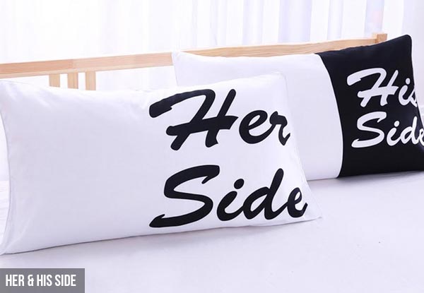 Couple's Pillowcases - 11 Options Available