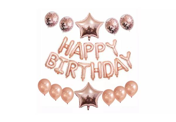 Happy Birthday Balloon Kit - Five Colours Available