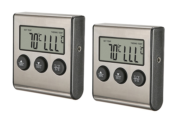 Baking/Cooking Thermometer & Timer - Option for Two