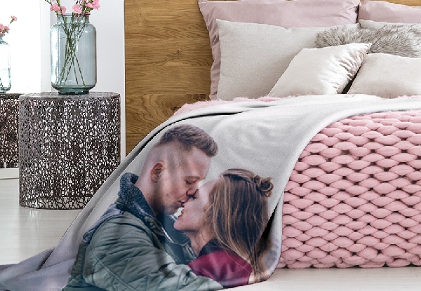 Personalised Winter Fleece Blanket Range (Additional Delivery Costs Apply) - Two Styles & Three Sizes Available