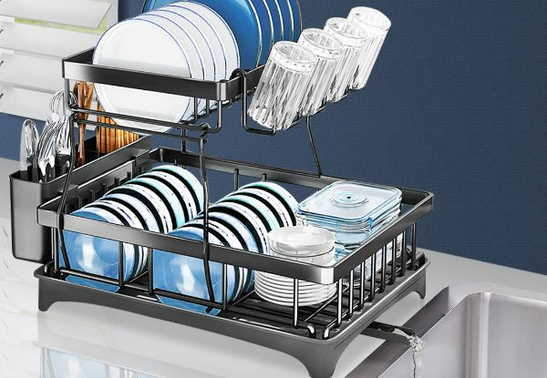 Toque Two-Tier Detachable Dish Drying Rack