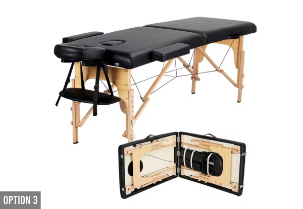 Foldable Massage Table Bed - Three Options Available