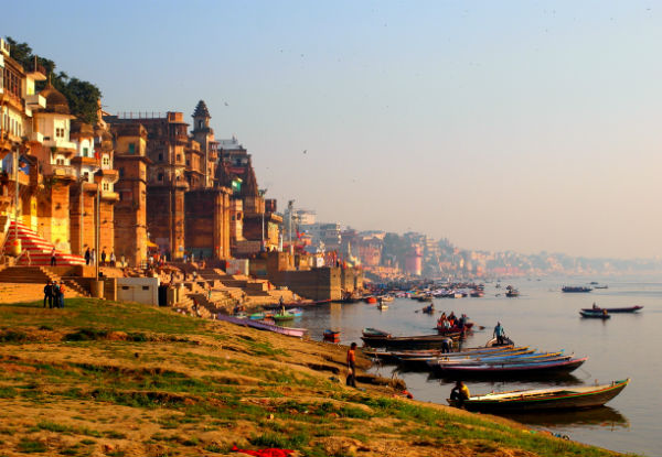 Per Person, Twin-Share 10 Day Holy Golden Triangle Tour, incl Varanasi Holy City Tour, Private Transport, English Speaking Guide, Flight from Varanasi to Deli, Boat Ride & Plenty of Sightseeing
