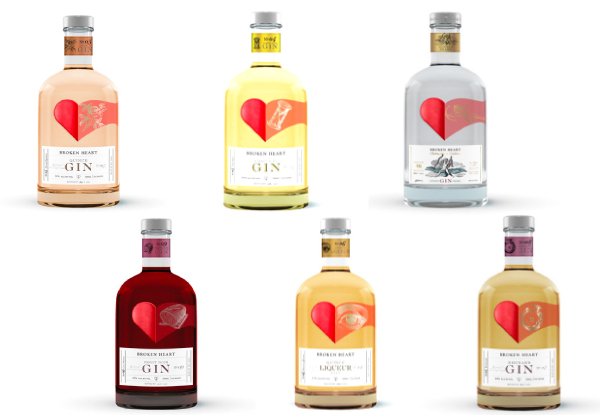 Broken Hearts Gin Mixed Two-Pack - Options for Four-Pack or Six-Pack