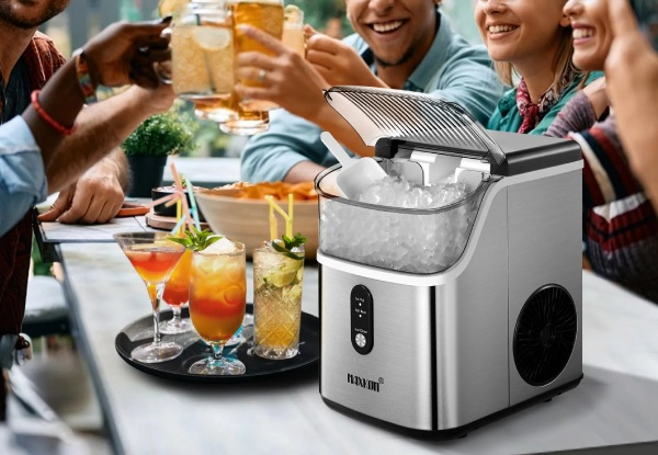 Maxkon Portable Nugget Ice Maker with Handle - Two Colours Available