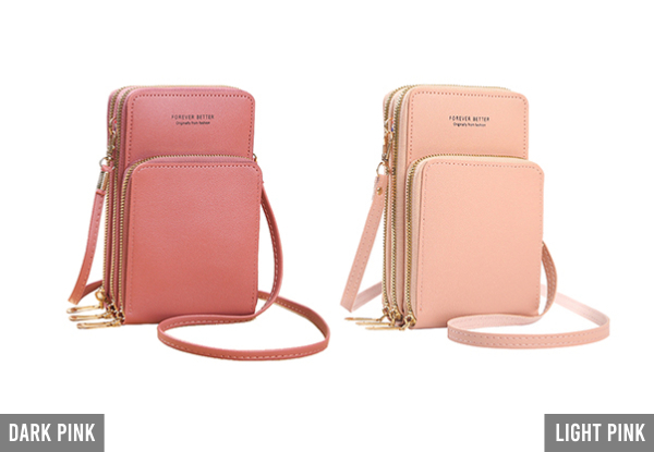 Crossbody Mobile Phone Bag - Eight Colours Available