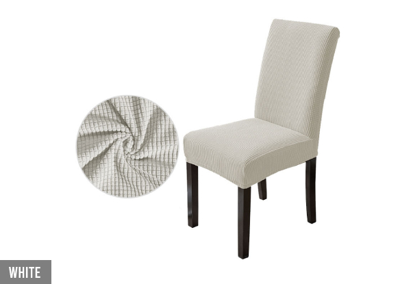Four-Pack of High Stretch Chair Slipcovers - Four Colours Available