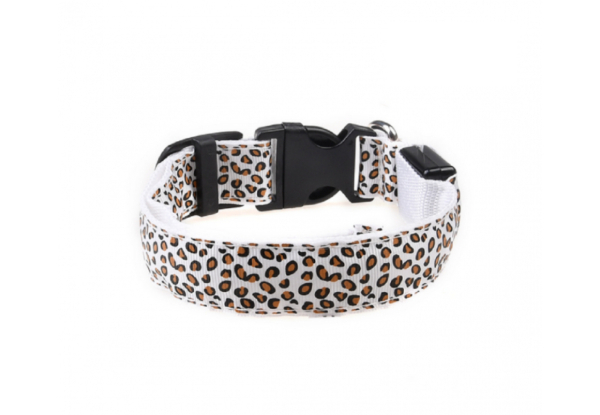 LED Pet Collar - Six Colours & Three Sizes Available with Free Delivery